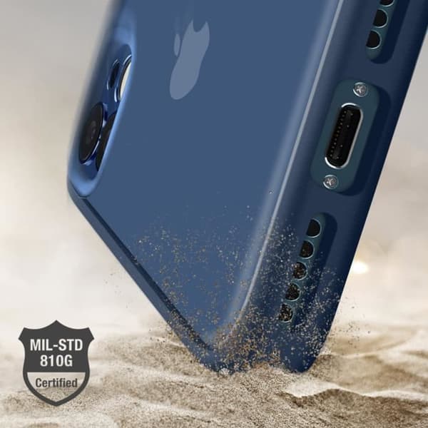 Apple iPhone 12 Mini Fodral Mode Bumper / Förstärkt Mod NX Rhinoshield Midnight blue