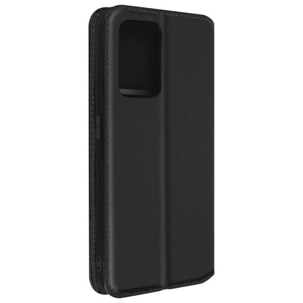 Oppo Find X5 lite plånboksfodral Videosupportfunktion svart - AVIZAR - Stel - Syntet - Vuxen