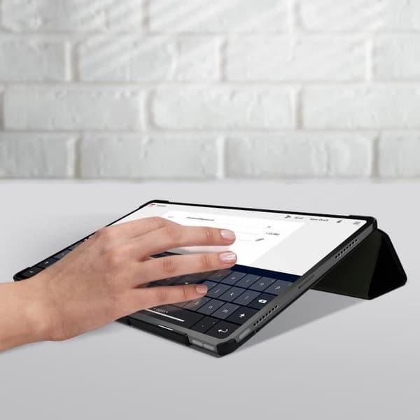 Lenovo Tab P12 Pro Flip Cover Videostöd och svart tangentbord