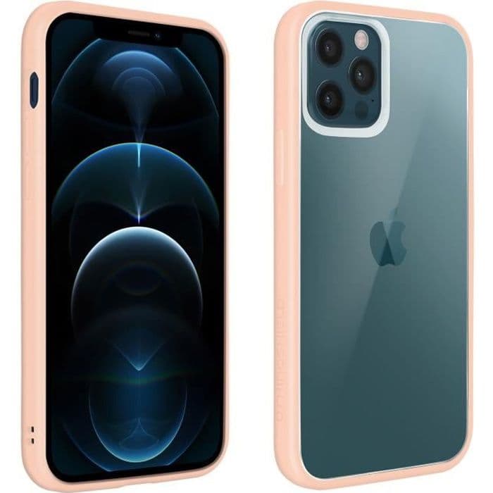 iPhone 12 Pro Max Fodral 2in1 Bumper Back Mod NX Rhinoshield Rosa Pulverrosa