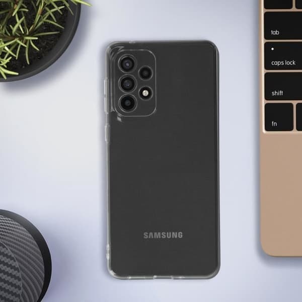 Mjukt skyddsfodral för Samsung Galaxy A33 5G - AVIZAR - Tunt och lätt - Vit