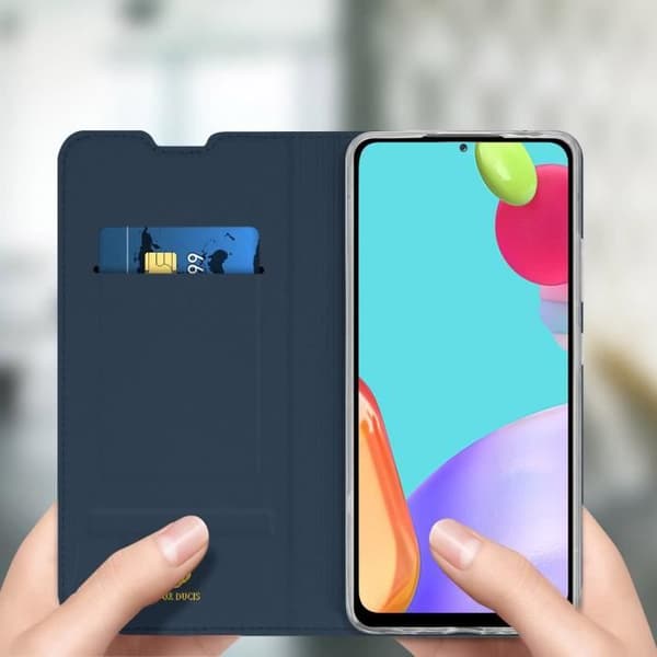 Hus - Dux Ducis - Galaxy A52/A52s - Ekologisk läder - Videostöd - Kortförvaring