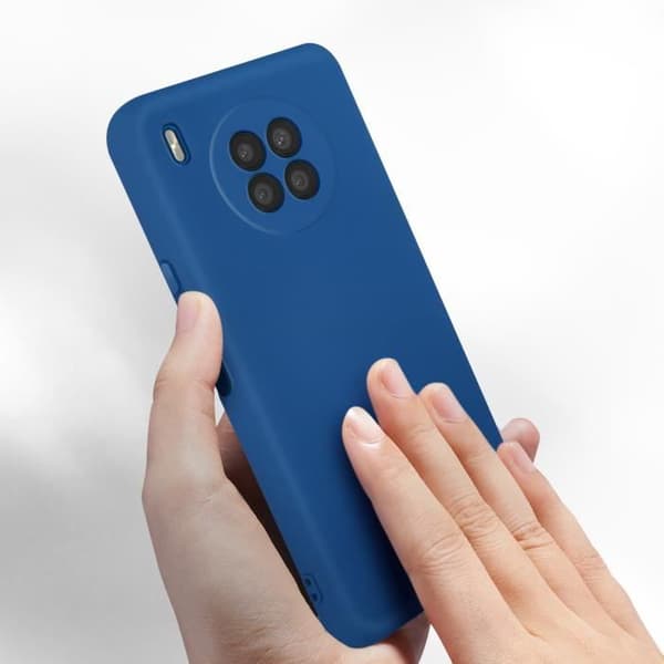 Skyddsskal - Huawei - Nova 8i / Honor 50 Lite - Semi-hård silikon - Soft-touch - Blå