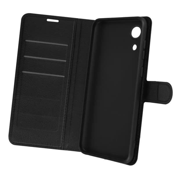 Samsung Galaxy A03 Core Case - AVIZAR - Video Stand Plånboksfodral - Svart