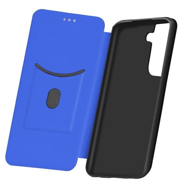 Housse - Galaxy - S21 Plus - Eco-läder med kolfiberlook - Mjuk - Handrem inkluderad