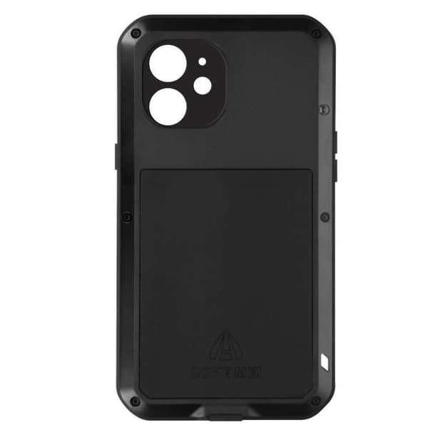 Coque iPhone 12 / 12 Pro - Love Mei - Kraftfull - Stötresistent - Vattentät - Aluminium/Silikon