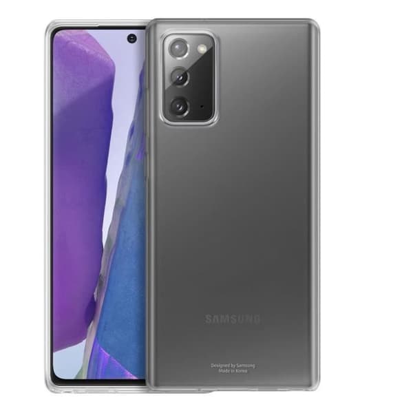 Skydd - Samsung - Galaxy Note 20 - Transparent Vit - Förstärkt - Antisläppande