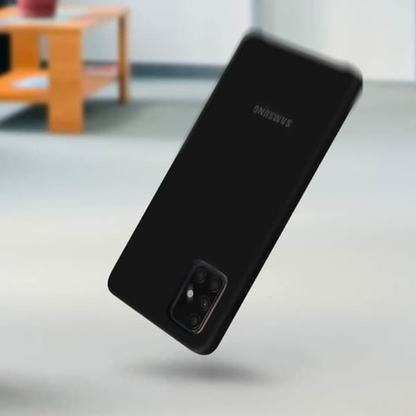 Skal - Samsung - Galaxy A51 - Halvstyv - Silikon - Rips- och stötmotståndsskydd