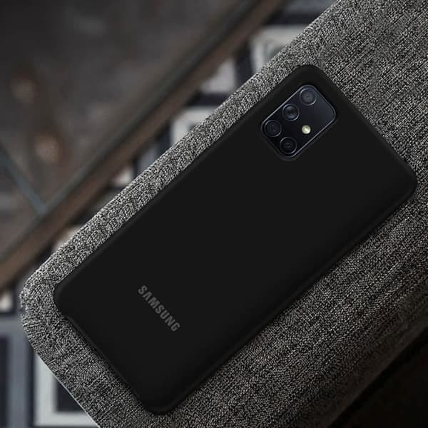 Skal - Samsung - Galaxy A51 - Halvstyv - Silikon - Rips- och stötmotståndsskydd