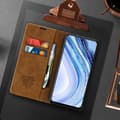Miniatyrbild 4 av 4: Vintage Fodral - CaseMe - Xiaomi Redmi Note 9S/9 Pro/9 Pro Max - Brunt Läder - Mjuk - Magnetisk