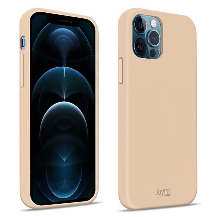 Fodral iPhone 12 Pro Max Silikon Soft Touch Soft Feeling Jaym rosa champagnerosa