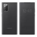 Miniatyrbild 1 av 4: Fodral - Samsung - Galaxy Note 20 - Led View Cover med klaff - Svart - Semistiff - Taktile
