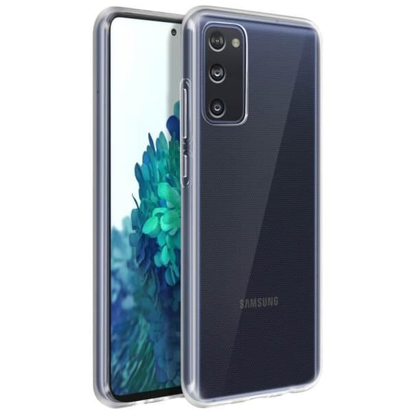 Fodral Samsung Galaxy S20 FE silikongel Anti-gulning Jaym Transparent Vit