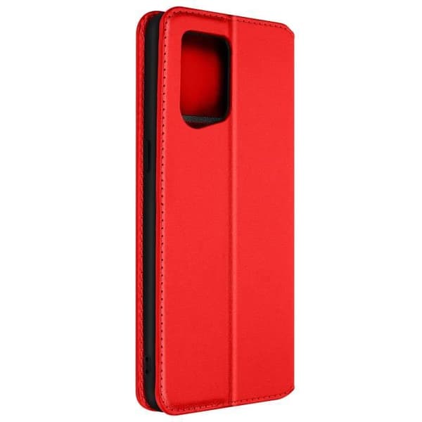 AVIZAR Plånboksfodral till Oppo Find X5 - Röd - Videosupportfunktion
