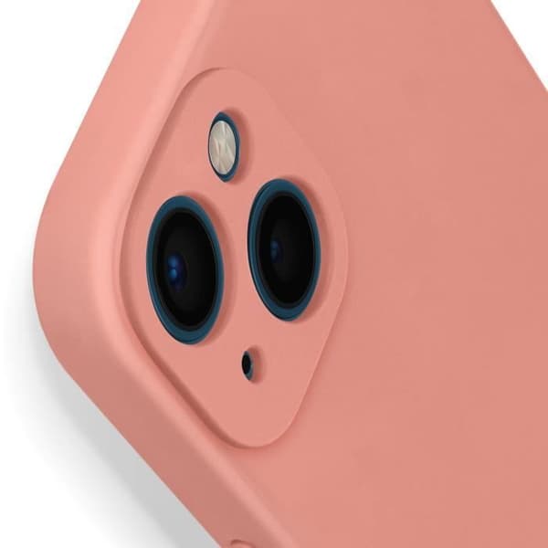 Coque - AVIZAR - iPhone 13 Mini - Semi-rigidh - Rosa - Soft Touch Finish