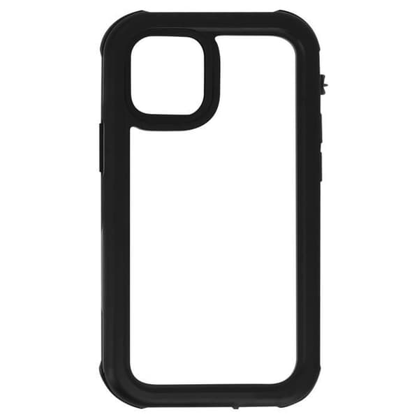 Telefonfodral - AVIZAR - iPhone 12 Mini - Hård polykarbonat - Vattentät IP68 - Svart