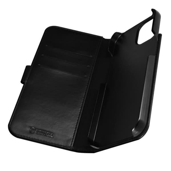 Kruselle Magnetic Flap iPhone 13 plånboksfodral Svart