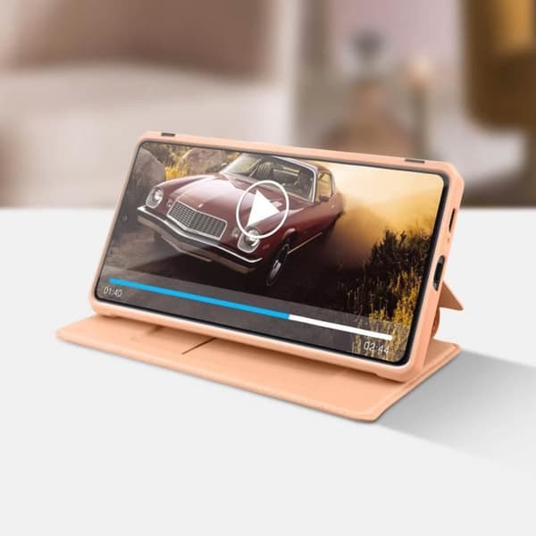 Hus Galaxy S10 Lite - DUX DUCIS - Rosa - Semi-hård Skal - Videostöd - Sidenliknande Känsla