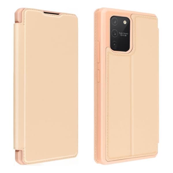 Hus Galaxy S10 Lite - DUX DUCIS - Rosa - Semi-hård Skal - Videostöd - Sidenliknande Känsla