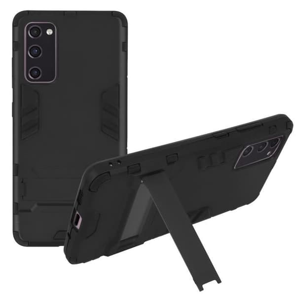 Hölster - Samsung - Galaxy S20 FE - Stötsäker - Inbyggd ställning - Svart