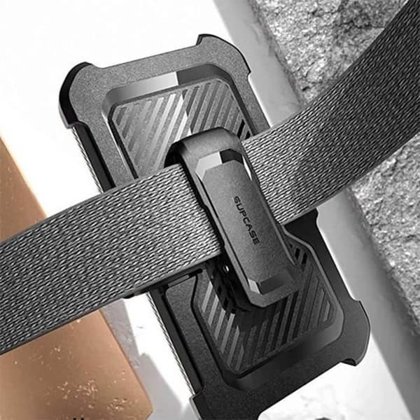 Skydd - SUPCASE - Samsung Galaxy A51 - Dubbelmaterial - Skydd för pekskärm - Bältesklämma