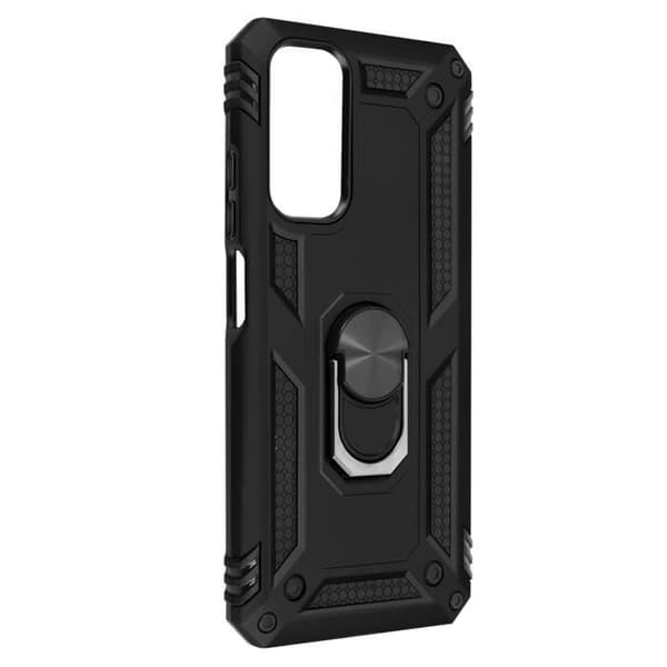Coque Antichoc - Xiaomi - Redmi Note 11/11s - Videostöd Ring - Svart - Bi-materiel