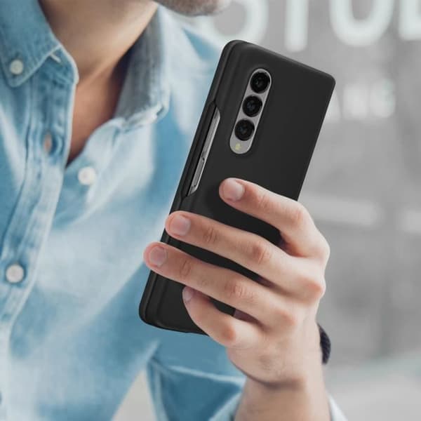 Skyddsfodral - Samsung - Galaxy Z Fold 3 - Silikon gel - Matt finish - Stötsäker och reptålig