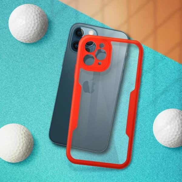 Heltäckande skal - AVIZAR - iPhone 12 Pro - Bak Plexiglas - Framsidan Polymer - Stötsäker