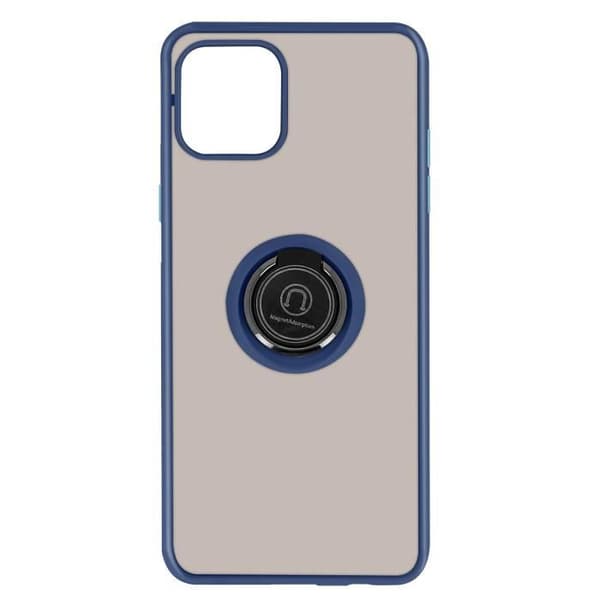 Coque - Apple - iPhone 12 Mini - Bi-matière - Metallring - Videostöd