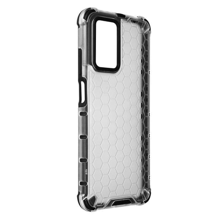 Xiaomi Redmi 10 Fodral Stötsäker förstärkta hörn Honeycomb Design Vit