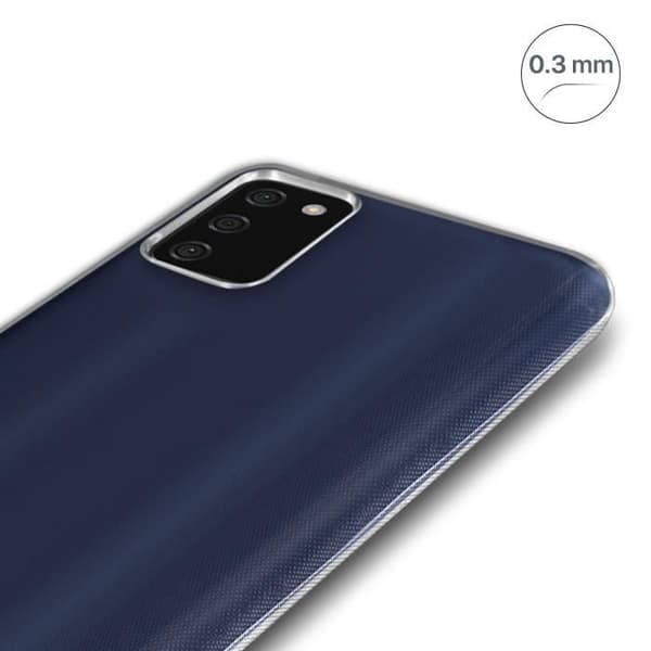 Skyddsskal - AVIZAR - Samsung Galaxy A03s - Flexibelt silikongel - Ultra-tunt 0,3 mm - Transparent