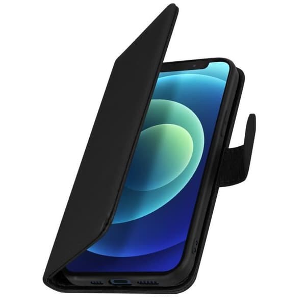 Apple iPhone 12 / 12 Pro Skyddsfodral med korthållare Stativ Funktion Svart Svart