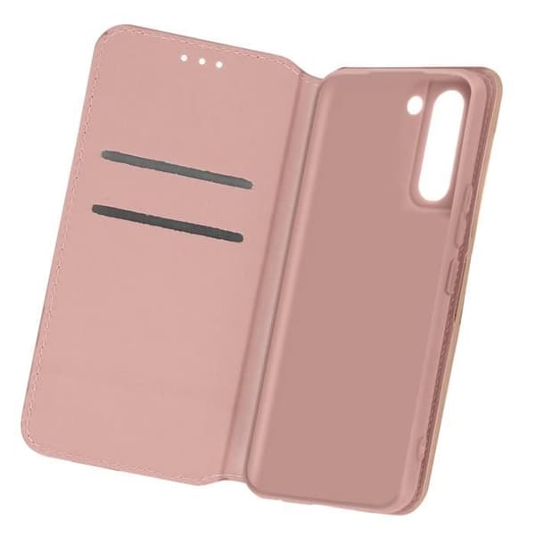 Housse - Samsung - Galaxy S21 Plus - Ekoskinn - Rosé champagne - Fodral Folio Plånbok