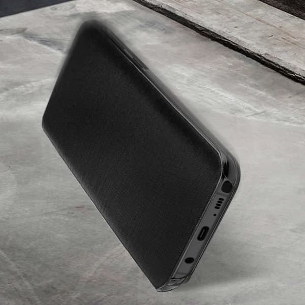 Samsung Note 10 Lite Cover Original Smart Sleep Card Holder Flip Wallet Svart