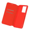 Miniatyrbild 1 av 4: Samsung Galaxy S21 Ultra Wallet Folio Fodral Stativ Funktion Röd