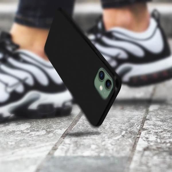 Coque - AVIZAR - iPhone 11 - Silikon Gel Flexibel - Ultra Tunn - Motståndskraftig Svart