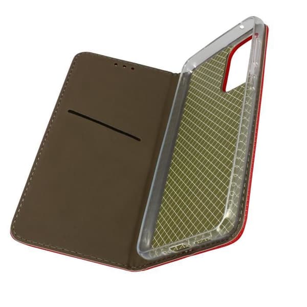Etui - AVIZAR - Samsung Galaxy A33 5G - Röd - Ställfunktion - Kortfack