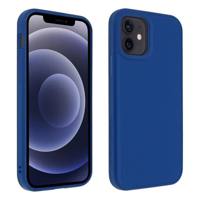 iPhone 12 Minifodral Flexibelt stötsäkert Soft Touch SolidSuit Rhinoshield Blå