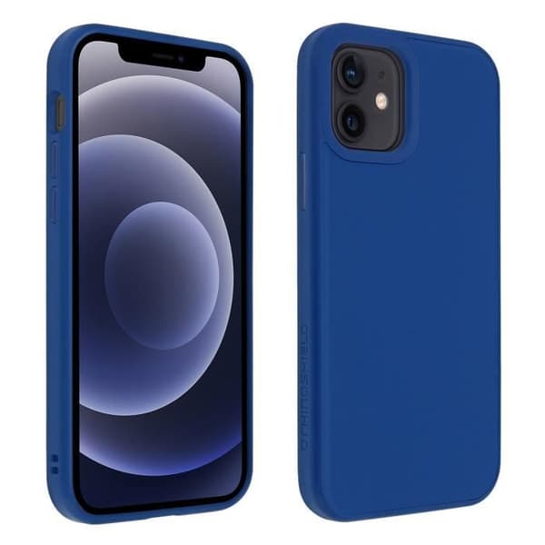 iPhone 12 Minifodral Flexibelt stötsäkert Soft Touch SolidSuit Rhinoshield Blå