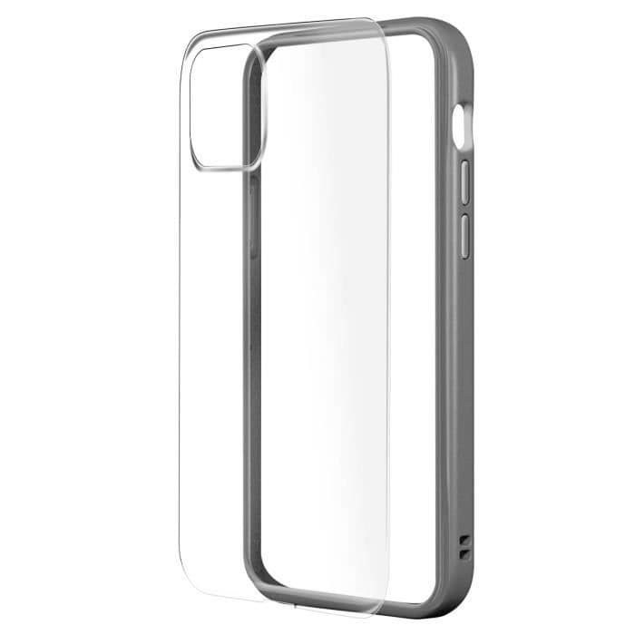 Fodral iPhone 13 mini Mode Bumper och förstärkt Mod NX Rhinoshield platina grå grå