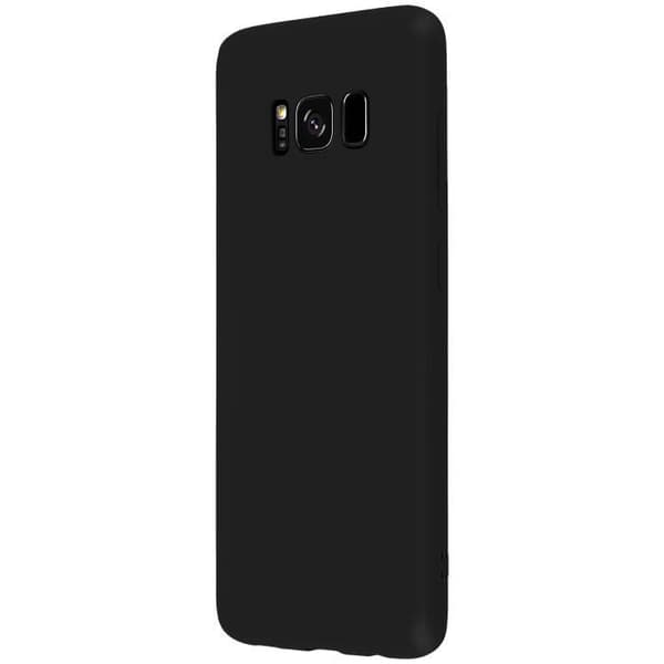 Forcell Galaxy S8 Fodral Soft Touch Silikon Soft Gel Cover - Svart