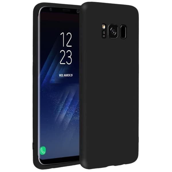 Forcell Galaxy S8 Fodral Soft Touch Silikon Soft Gel Cover - Svart
