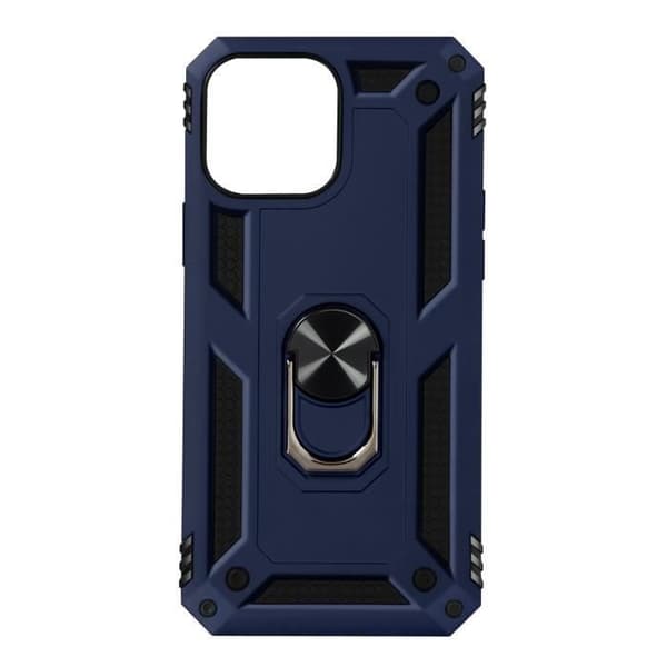 Coque iPhone 13 Mini - AVIZAR - Antichock Hybrid - Videostödjering - Blå - Styv
