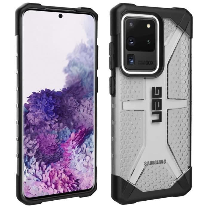 Samsung Galaxy S20 Ultra Ultra-Resistant Fodral Plasma Series UAG Transparent Vit