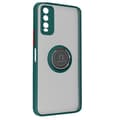 Miniatyrbild 2 av 4: Coque - AVIZAR - Vivo Y20s - Bi-material - Metallring - Videostöd Grön