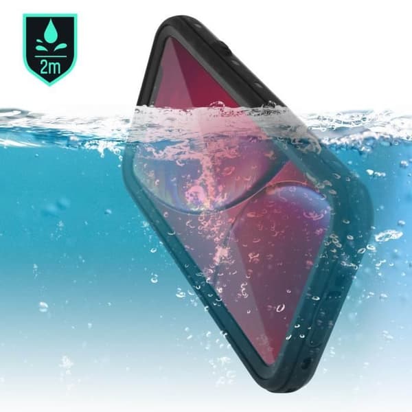 Coque - REDPEPPER - iPhone XR - Vattentålig 2m - Stötsäker - Inbyggd ställning