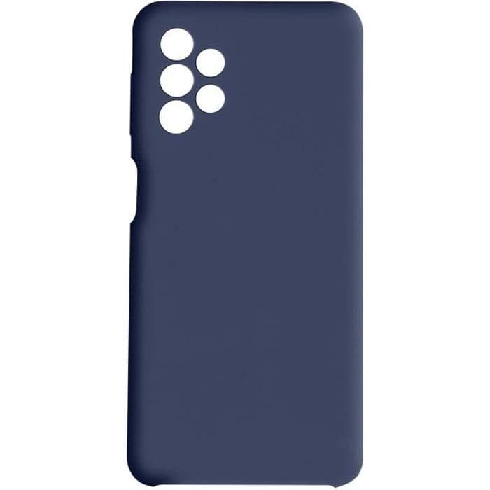Samsung A32 5G silikonfodral Halvstyvt Soft-touch Venus Collection midnattsblå Blå