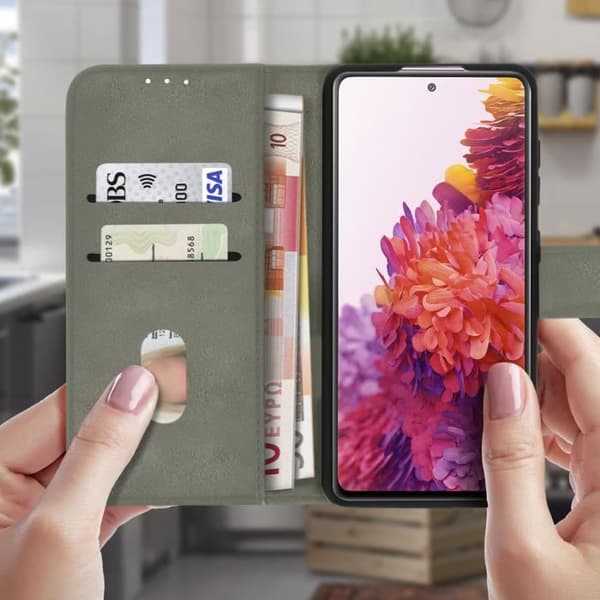 Etui för Samsung Galaxy S20 FE - AVIZAR - Helväsk - Mjuk - Magnetisk - Slät