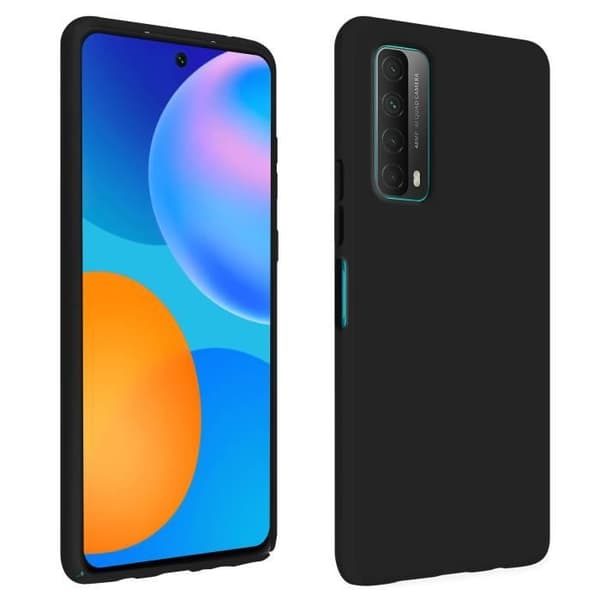 Skyddande skal - Huawei - P smart 2021 - Mjuk silikon gel - Soft touch-finish - Svart