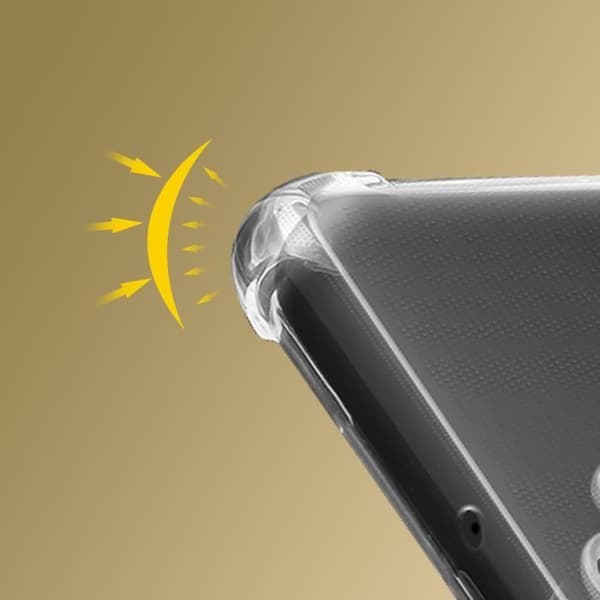 Fodral för Samsung Galaxy A32 Flexibel stötsäker hörn Bumper Transparent